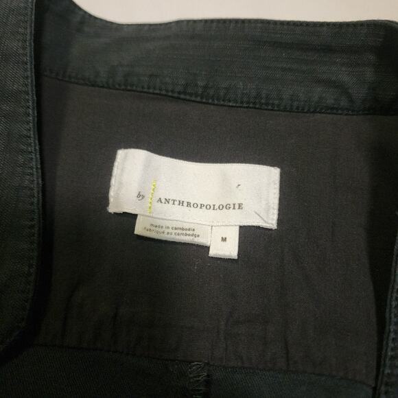 Anthropologie Halsey Utility Jumpsuit Womens Size M Black Boiler Mechanic Alt - Picture 8 of 9